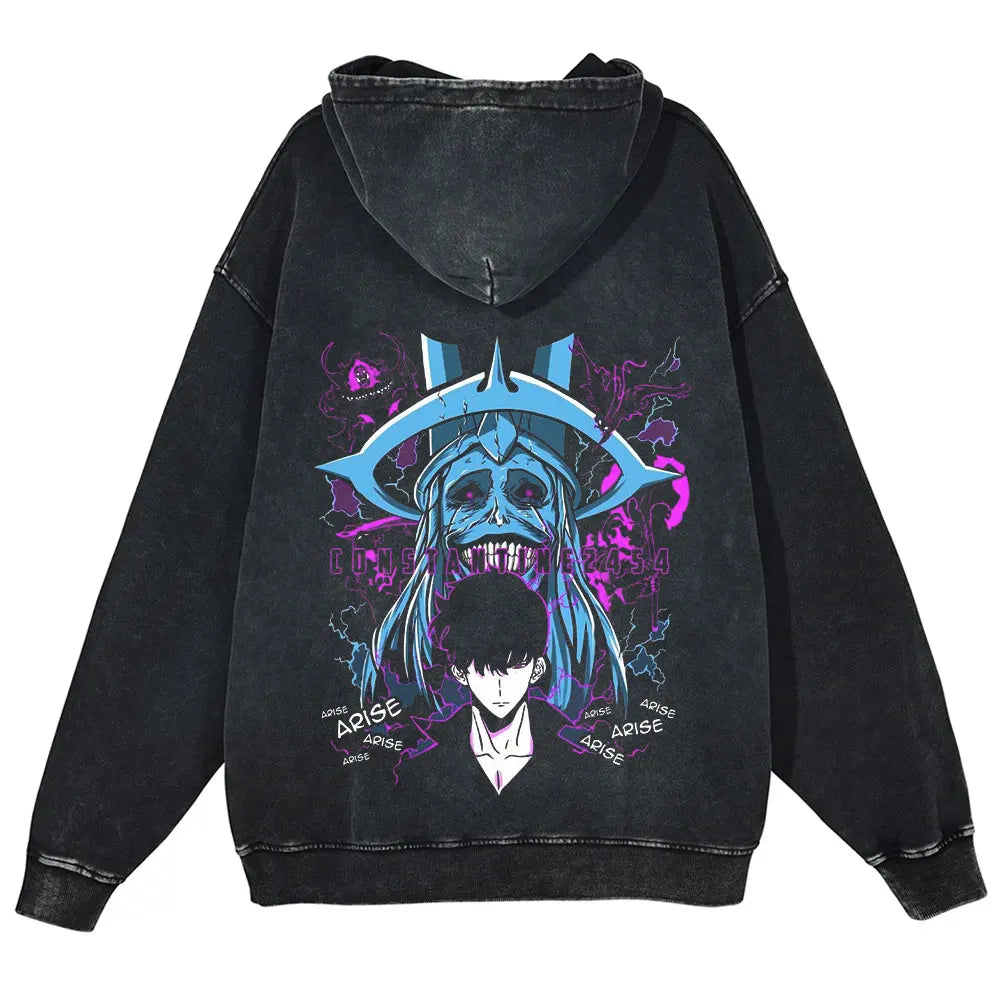 Shadow Monarch - Vintage Faded Hoodie