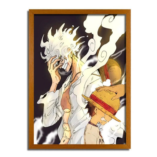 One Piece: Luffy - LED Framed Wall Art - Project NuMa -