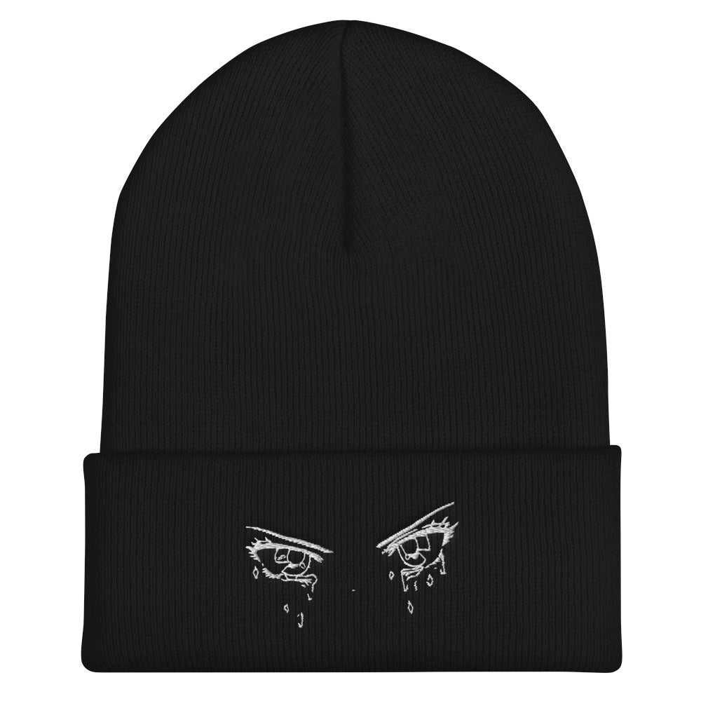 Sad Eyes - Cuffed Beanie - Project NuMa -
