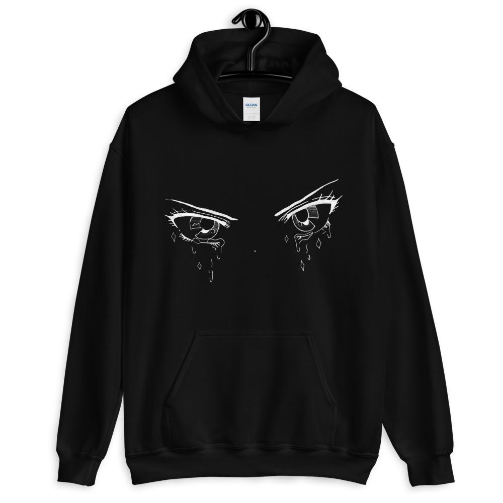 Sad Girls Anime Eyes Hoodie - Project NuMa - Hoodie