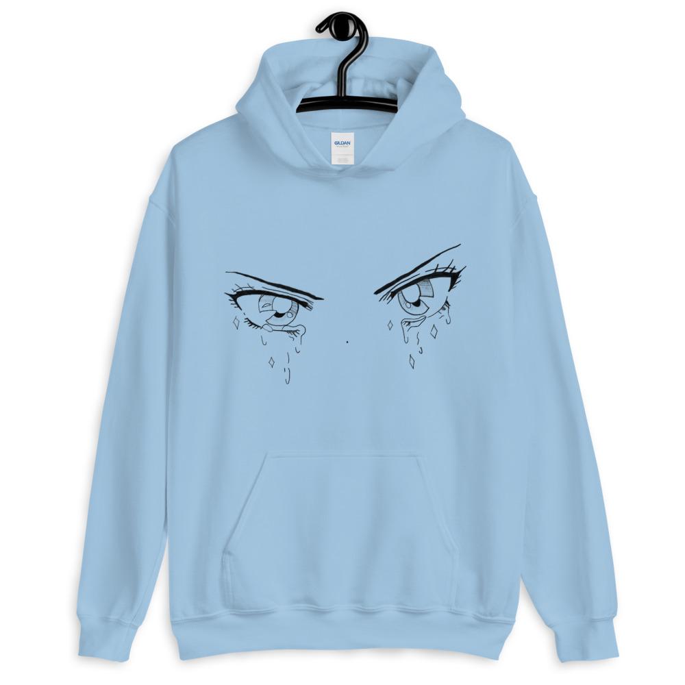 Sad Girls Anime Eyes Hoodie - Project NuMa - Hoodie