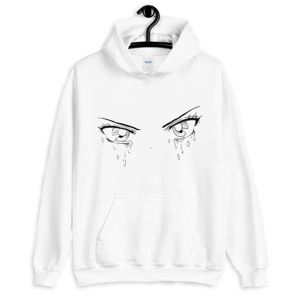 Sad Girls Anime Eyes Hoodie - Project NuMa - Hoodie