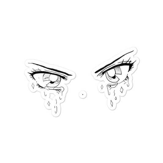 Teary Eyes Sticker - Project NuMa - Stickers