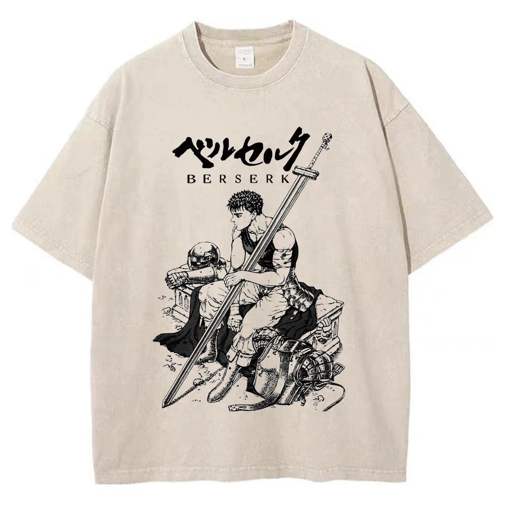 Berserk Dragon Slayer Sword - Vintage T-Shirt - Project NuMa - T-Shirt