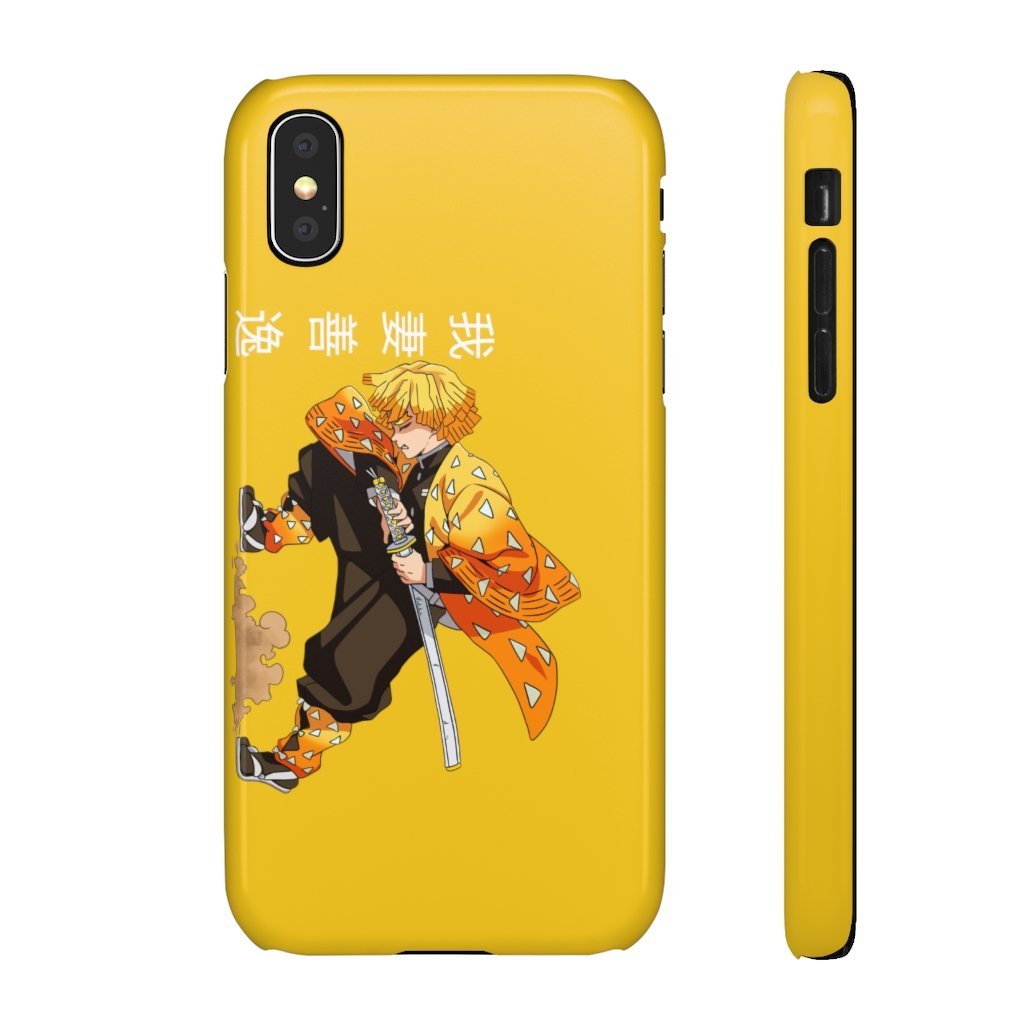 demon slayer zenitsu iphone case