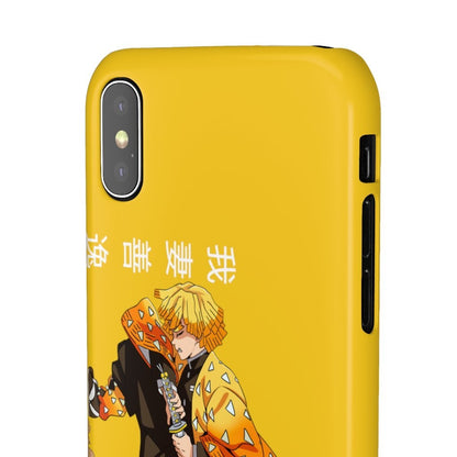 yellow anime phone case