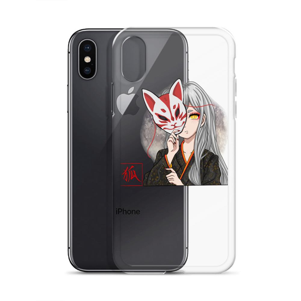 kitsune anime girl phone case