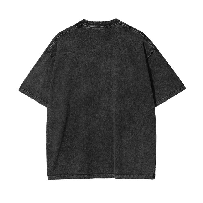 Streetwear Unisex Oversized Snow Wash T-Shirt - Project NuMa -